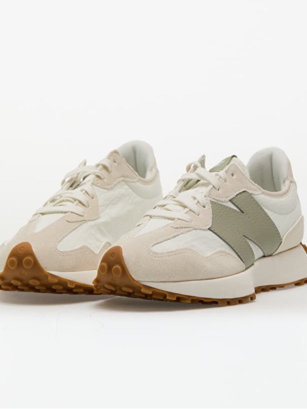 New Balance 327 in Linen/Sea Salt/Olive/Grey size 10 - Picture 2 of 9